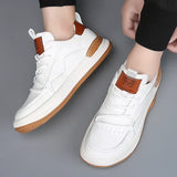 Herren-Lederschuhe mit dicker Sohle