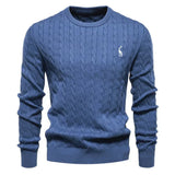 Manfred Herrenpullover mit Zopfmuster