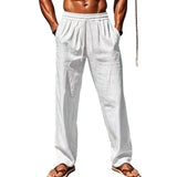 Hawaii-Herrenhose mit Leinen