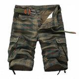 Karierte Herren-Strandshorts