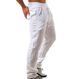 Luftige Herrenhose mit Leinen