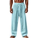Bequeme Herrenhose mit Leinen