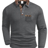 Gemustertes Herren-Poloshirt