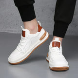 Herren-Lederschuhe mit dicker Sohle