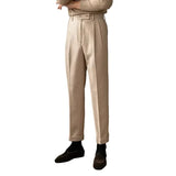 Elegante Herrenhose mit hoher Taille