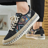 Elegante Herrenschuhe aus Canvas