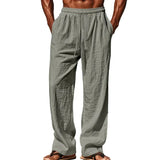 Bequeme Herrenhose mit Leinen