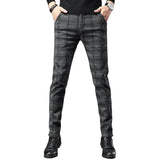 Karierte Casual-Herrenhose