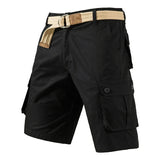 Knielange Herren-Cargoshorts aus Baumwolle