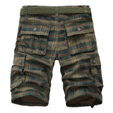 Karierte Herren-Strandshorts
