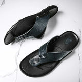Elegante Herren-Ledersandalen
