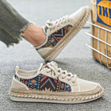 Elegante Herrenschuhe aus Canvas