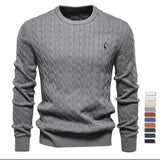 Manfred Herrenpullover mit Zopfmuster