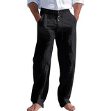 Sommerliche Herrenhose mit Leinen