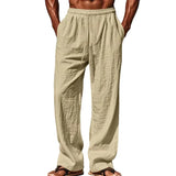 Bequeme Herrenhose mit Leinen