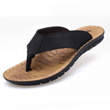 Offene Herren-Ledersandalen