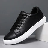 Elegante Herren-Sneakers aus Leder