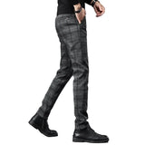 Karierte Casual-Herrenhose