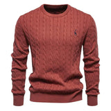 Manfred Herrenpullover mit Zopfmuster