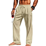 Hawaii-Herrenhose mit Leinen
