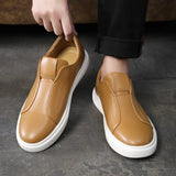 Lässige Herren-Slipper aus Leder