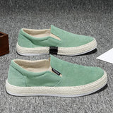 Atmungsaktive Herren-Slipper aus Canvas