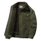 Herren-Winterjacke aus Samt