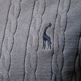 Manfred Herrenpullover mit Zopfmuster