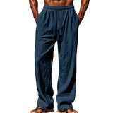 Bequeme Herrenhose mit Leinen