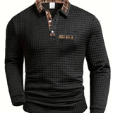 Gemustertes Herren-Poloshirt
