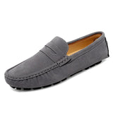 Herren-Wildledermokassins im Segelschuh-Stil