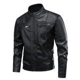 Herren-Lederjacke im Retro-Stil