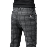Karierte Casual-Herrenhose