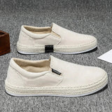 Atmungsaktive Herren-Slipper aus Canvas