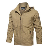 Wasserdichte Herren-Outdoorjacke mit Kapuze