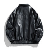 Herren-Bikerjacke aus Leder
