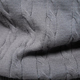 Manfred Herrenpullover mit Zopfmuster
