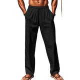 Hawaii-Herrenhose mit Leinen