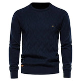 Kilian Herrenpullover mit Rautenmuster