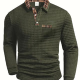 Gemustertes Herren-Poloshirt