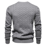 Manfred Herrenpullover mit Zopfmuster