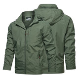 Wasserdichte Herren-Outdoorjacke mit Kapuze