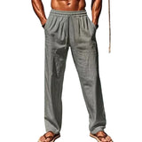 Hawaii-Herrenhose mit Leinen