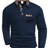 Gemustertes Herren-Poloshirt