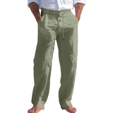 Sommerliche Herrenhose mit Leinen