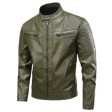Herren-Lederjacke im Retro-Stil