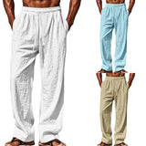 Bequeme Herrenhose mit Leinen
