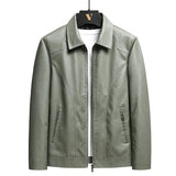 Herrenlederjacke im italienischen Stil