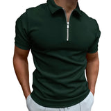 Herren-Poloshirt mit Reißverschluss