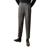 Elegante Herrenhose mit hoher Taille